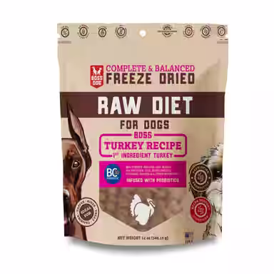 Boss Dog Diet Turkey Recipe Freeze-Dried