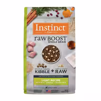 Instinct Raw Boost Whole Grain Light Recipe with Real Chicken & Brown Rice