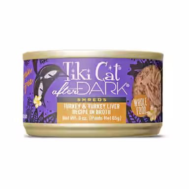 Tiki Cat After Dark Turkey & Turkey Liver Grain-Free Shredded