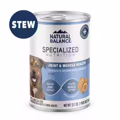 Natural Balance Specialized Nutrition Joint & Muscle Health Adult Chicken & Brown Rice Formula