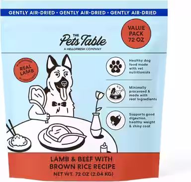 The Pets Table Lamb & Beef with Brown Rice Air-Dried