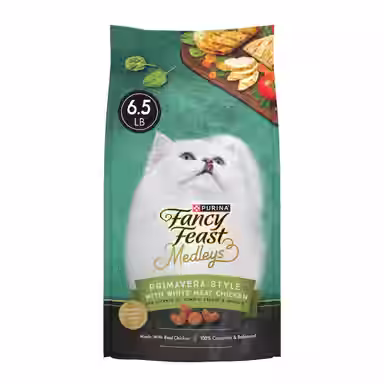 Fancy Feast Medleys Primavera Style White Meat Chicken & Accents of Tomato, Carrot & Spinach