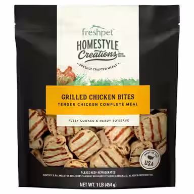 Freshpet Homestyle Creations Fresh Grilled Chicken Bites