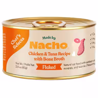 Made by Nacho Flaked Chicken & Tuna Recipe in Bone Broth