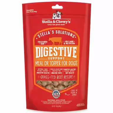 Stella & Chewy's Stella's Solutions Digestive Support Freeze-Dried Raw Grass-Fed Beef Dinner Morsels