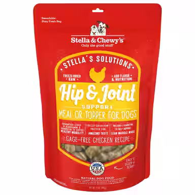 Stella & Chewy's Stella's Solutions Hip & Joint Boost Freeze-Dried Raw Cage-Free Chicken Dinner Morsels