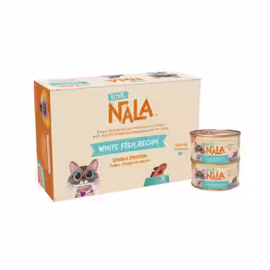 Love, Nala Single Protein Flaked Ocean White Fish Recipe in Broth
