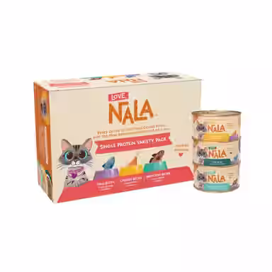 Love, Nala Single Protein Flaked Variety Pack in Broth