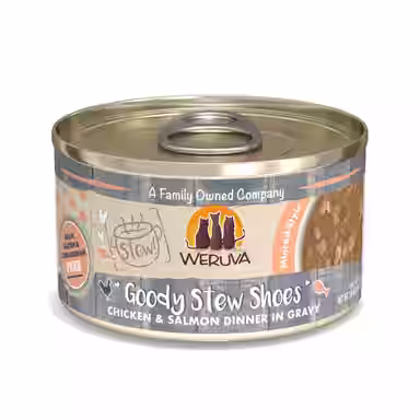 Weruva Classic Cat Goody Stew Shoes Chicken & Salmon in Gravy Stew