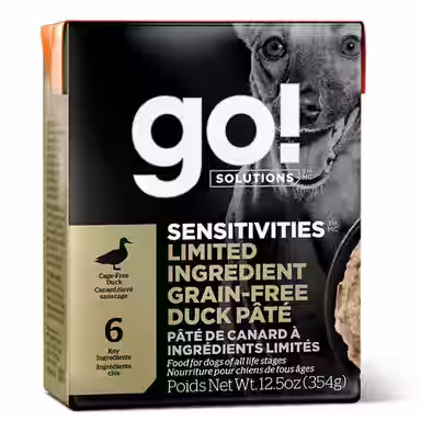 Go! Solutions Sensitivities Limited Ingredient Grain-Free Duck Pate