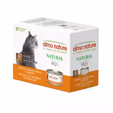 Almo Nature HQS Natural Chicken with Pumpkin Shredded