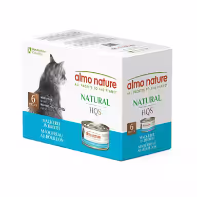 Almo Nature HQS Natural Mackerel Flaked