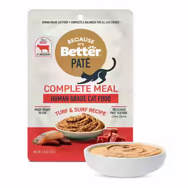 Because It's Better Complete Meal Turf & Surf Recipe Pate