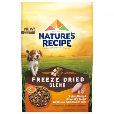 Nature's Recipe Freeze-Dried Chicken, Barley & Brown Rice