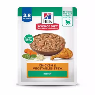 Hill's Science Diet Kitten Chicken & Vegetables Stew