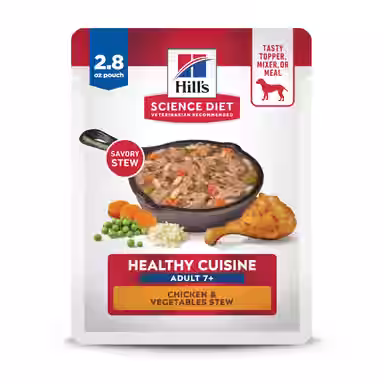 Hill's Science Diet Adult 7+ Healthy Cuisine Chicken & Vegetables Stew