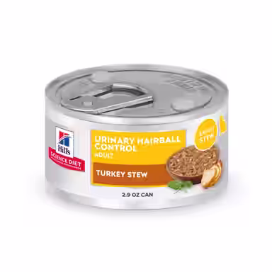 Hill's Science Diet Adult Urinary Hairball Control Turkey & Vegetable Stew