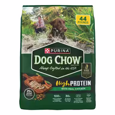 Dog Chow High Protein with Real Chicken