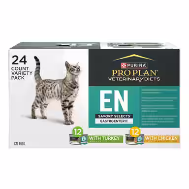 Purina Pro Plan Veterinary Diets EN Savory Selects in Gravy Chicken & Turkey Variety Pack