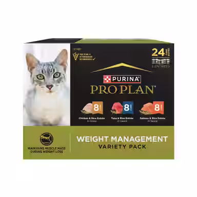 Purina Pro Plan Weight Management Variety Pack Entrees in Gravy