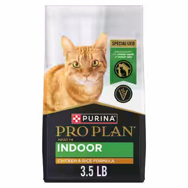 Purina Pro Plan Adult Indoor Chicken & Rice Formula High Protein