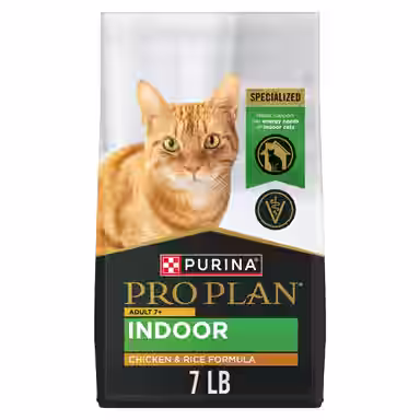 Purina Pro Plan Adult 7 Plus Indoor Chicken & Rice Formula High Protein