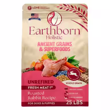 Earthborn Holistic Unrefined Roasted Rabbit with Ancient Grains & Superfoods