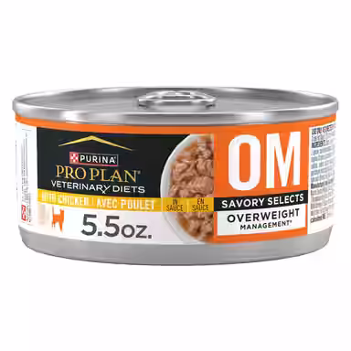 Purina Pro Plan Veterinary Diets OM Overweight Management Savory Selects with Chicken
