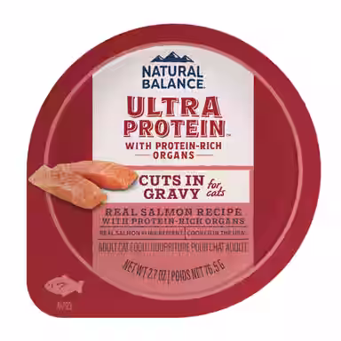 Natural Balance Ultra Protein Real Salmon Recipe with Protein-Rich Organs Cuts in Gravy