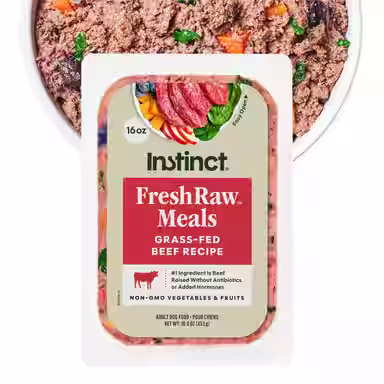 Instinct FreshRaw Meals Grain-Free Grass-Fed Beef Recipe
