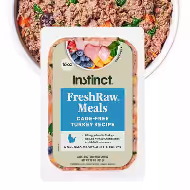 Instinct FreshRaw Meals Grain-Free Cage-Free Turkey Recipe