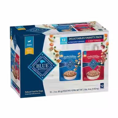 Blue Buffalo Delectables Chicken & Beef Dinner Variety Pack