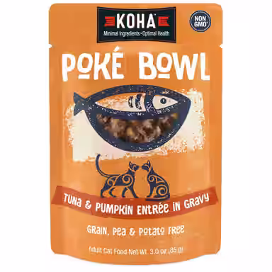 KOHA Poké Bowl Tuna & Pumpkin Entrée in Gravy