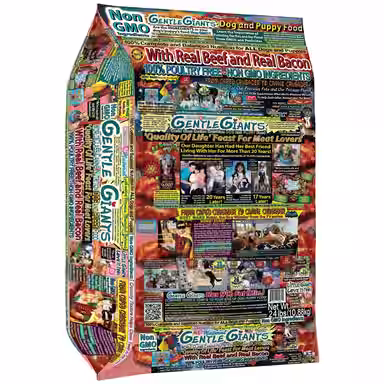Gentle Giants Natural Non-GMO Dog & Puppy Beef & Bacon