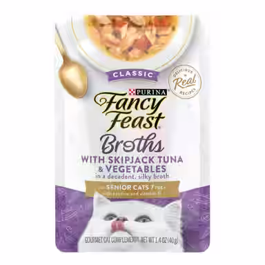 Fancy Feast Senior Classic with Skipjack Tuna & Vegetables in Broth