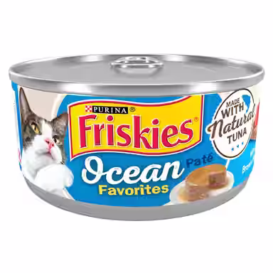 Friskies Ocean Favorites Tuna, Brown Rice & Peas Pate