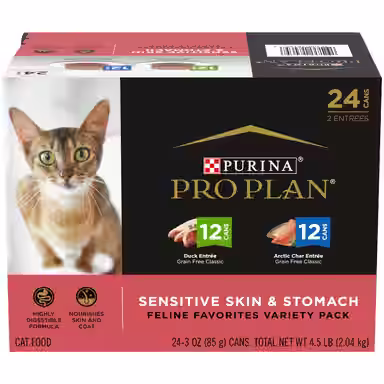 Purina Pro Plan Focus Sensitive Skin & Stomach Duck & Arctic Char Variety Pack