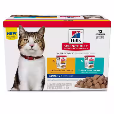 Hill's Science Diet Senior Adult 7+ Tender Dinner Variety Pack