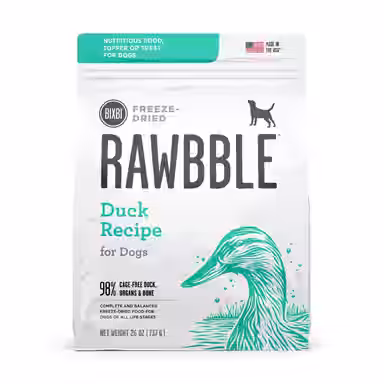 BIXBI Rawbble Duck Recipe Grain-Free Freeze-Dried