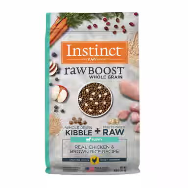 Instinct Raw Boost Puppy Whole Grain Real Chicken & Brown Rice Recipe