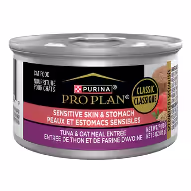 Purina Pro Plan Focus Sensitive Skin & Stomach Tuna & Oat Meal Entree