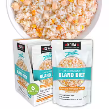 KOHA Limited Ingredient Bland Diet Sensitive Stomach Chicken & White Rice