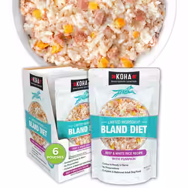 KOHA Limited Ingredient Bland Diet Sensitive Stomach Beef & White Rice
