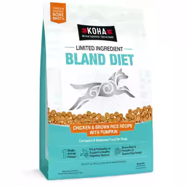 KOHA Limited Ingredient Bland Diet Sensitive Stomach Chicken & Brown Rice with Pumpkin Dry Food