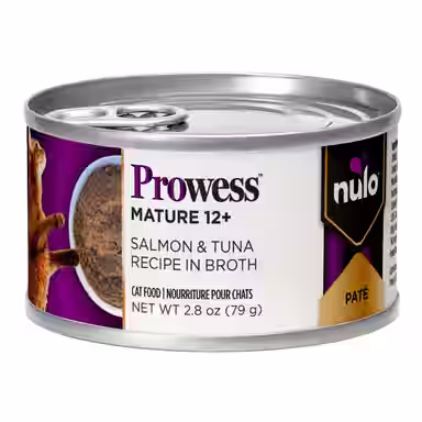 Nulo Prowess Mature 12+ Salmon & Tuna Pate in Broth