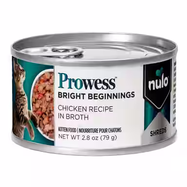 Nulo Prowess Bright Beginnings Chicken Shreds in Broth