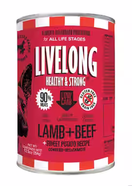 Livelong Healthy & Strong Lamb, Beef & Sweet Potato Recipe