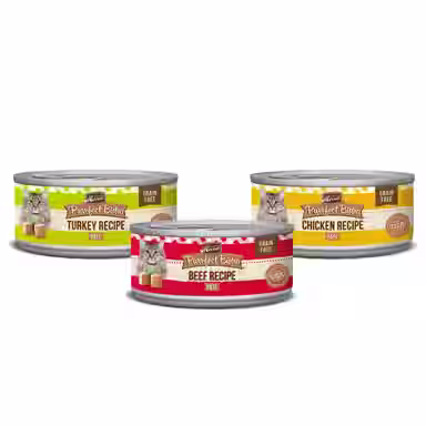Merrick Purrfect Bistro Turkey, Beef & Chicken Recipe Variety Pack Grain-Free Pate