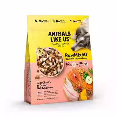 Animals Like Us RawMix50 Ocean Fish & Salmon Recipe Grain-Free Freeze-Dried
