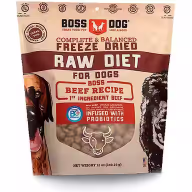 Boss Dog Beef Flavor Freeze-Dried
